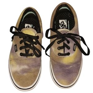 VANS COMFY CUSH TIE DYE SNEAKERS UNISEX - WOMENS SIZE 6.5 MENS SIZE 5